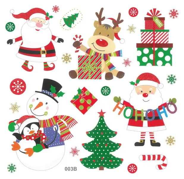 Samolepky papírové Christmas 06