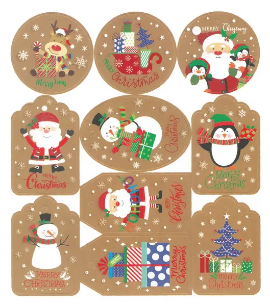 Jmenovky na dárky Christmas 03