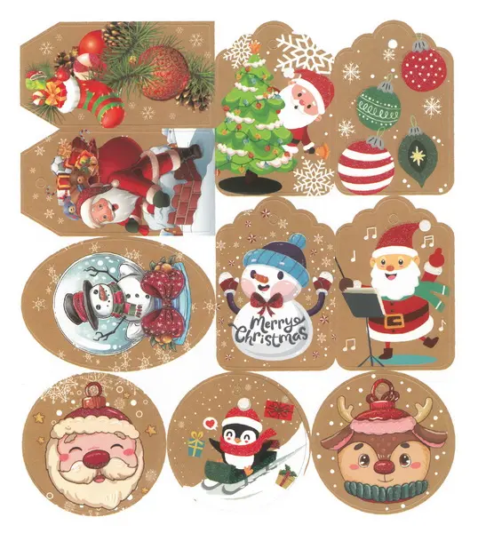 Jmenovky na dárky Christmas 04