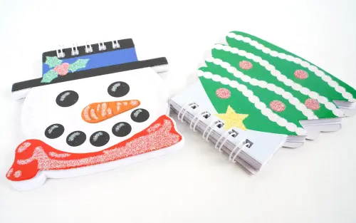 Blok spirálový Wire 05 Vánoce mix