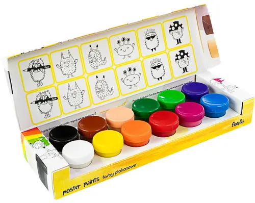 Barvy plakátové 12 barev