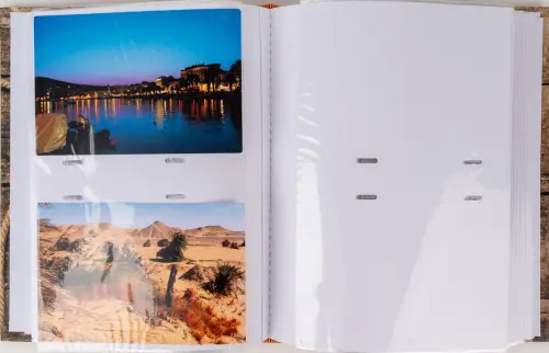 Fotoalbum B-46200S Wooden 4 bavlník PL