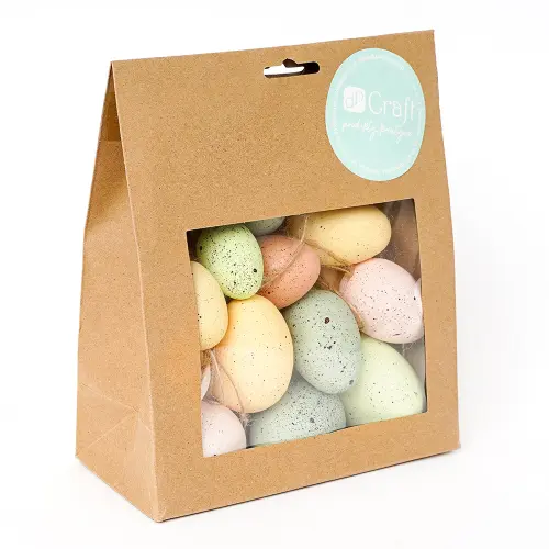 Vajíčka se šňůrkou 20 ks dark spots