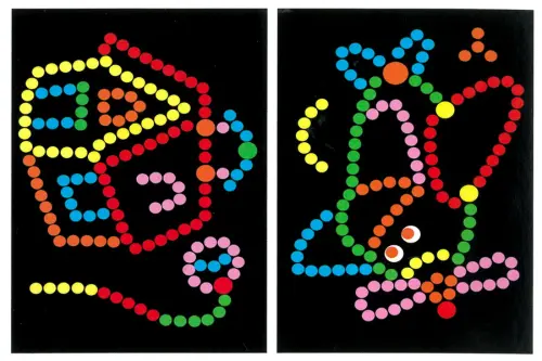 Mozaika papírová Dot 6 ks 01