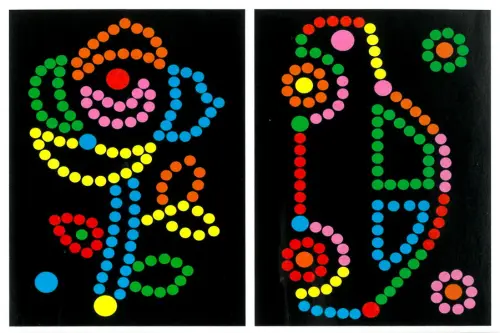 Mozaika papírová Dot 6 ks 01