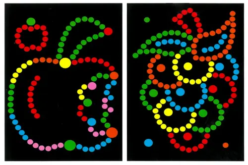 Mozaika papírová Dot 6 ks 01