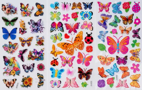 Samolepky plastické Adore 6 ks 05