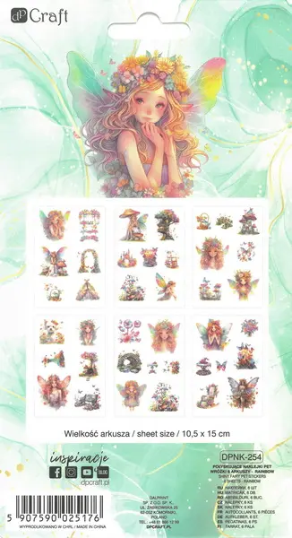 Samolepky foliové DPNK-254 Rainbow DP