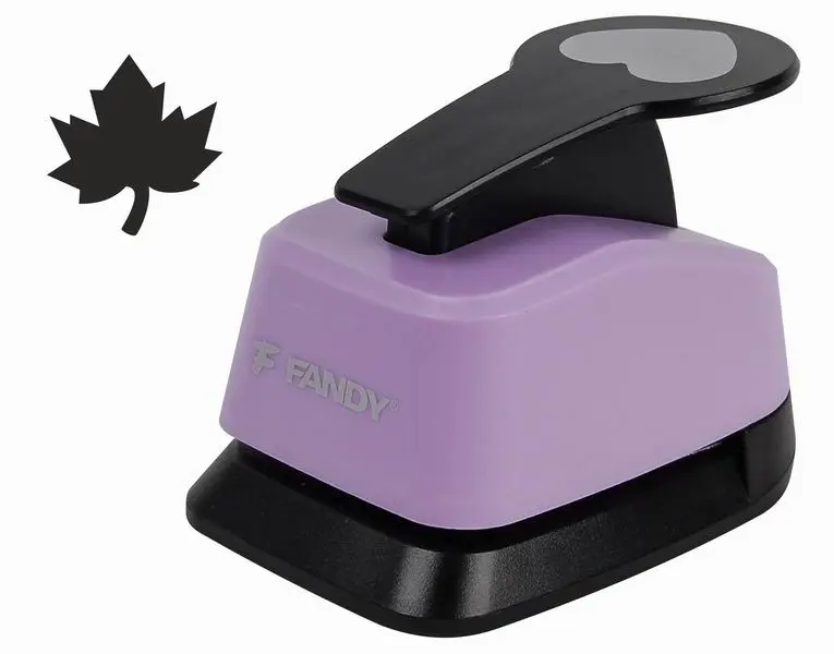 Děrovačka dekorační 37mm list 022