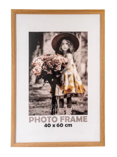 Fotorámeček Bevel 40x60 2 hnědý
