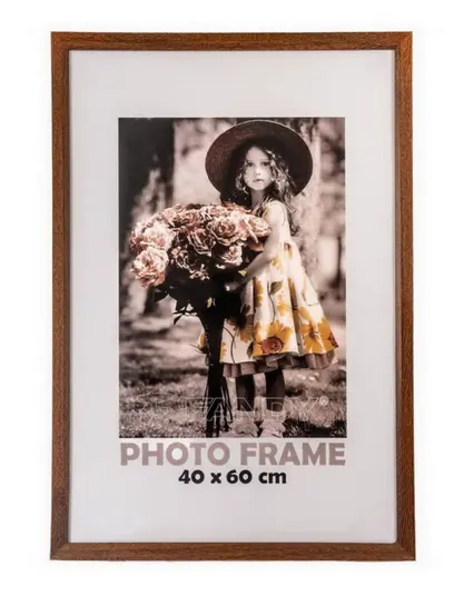 Fotorámeček Bevel 40x60 3 tmavě hnědý