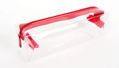 Penál etue Clear 3 červený