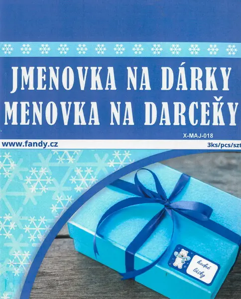 Jmenovky na dárky XMAJ-018