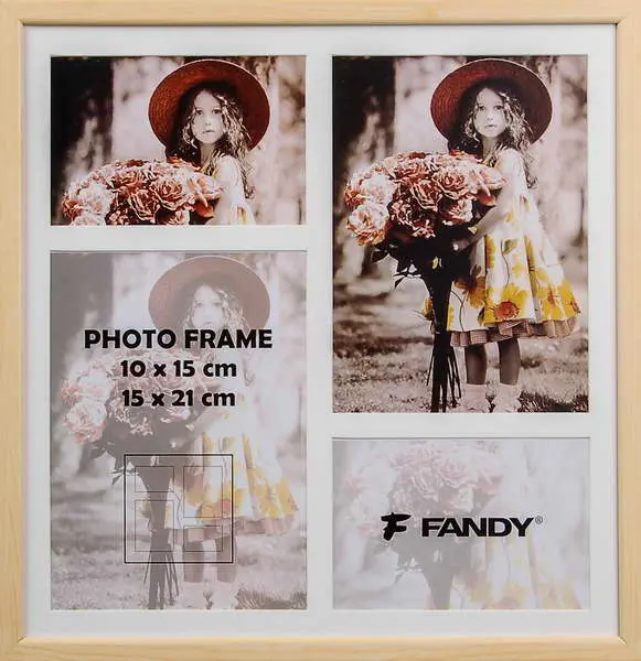 Fotorámeček Style gallery 02 3 světle hnědý