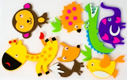 Samolepky pěnové 3D 05 zoo