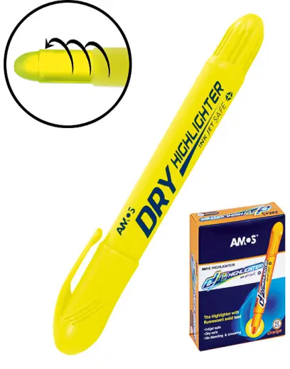 Zvýrazňovač gelový Neon žlutý