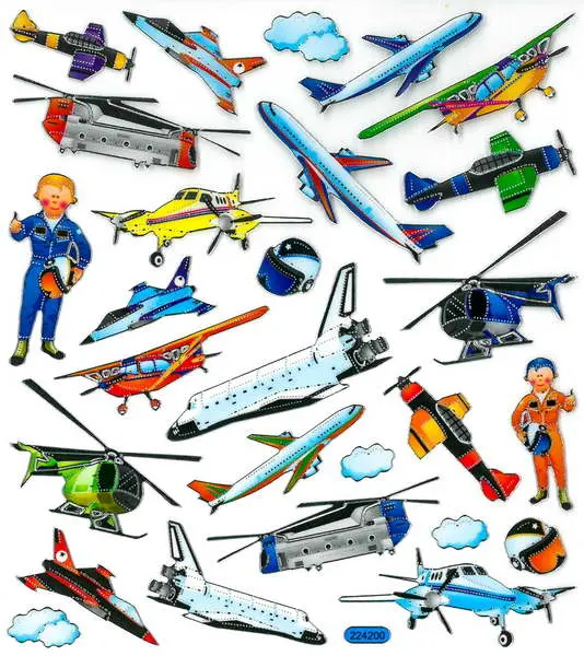 Samolepky papírové DPNK-103 letadla DP