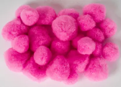 Bambulky akrylové mix 10 růžové