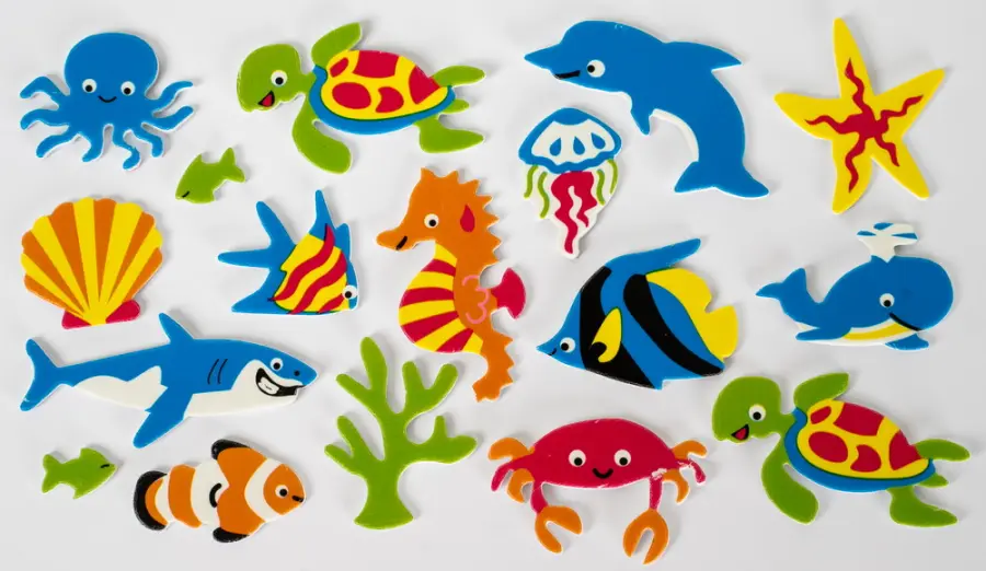 Samolepky pěnové 24 oceán