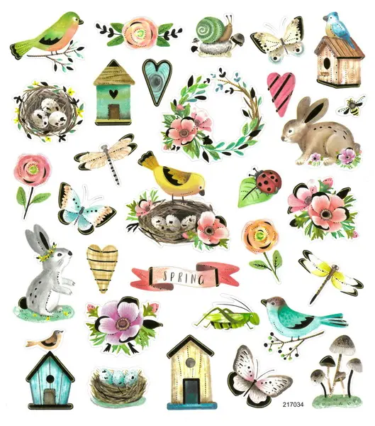 Samolepky papírové DPNK-120 jaro DP