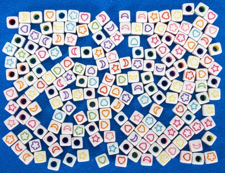 Korálky Symbol 01 pastel