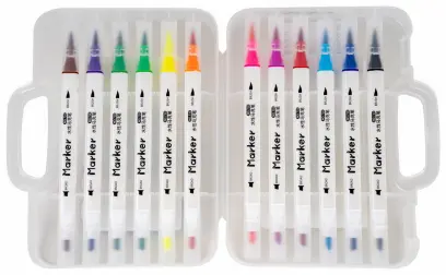 Popisovač oboustranný Bobdog 12 barev