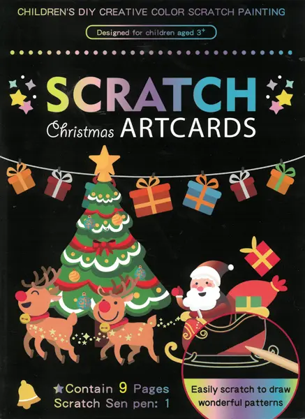 Obrázek škrabací Mark 9 ks 11 vánoce