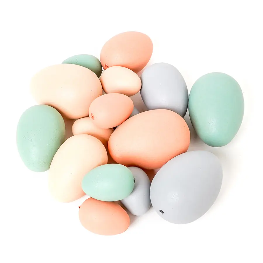 Vajíčka 16 ks dusty pastel