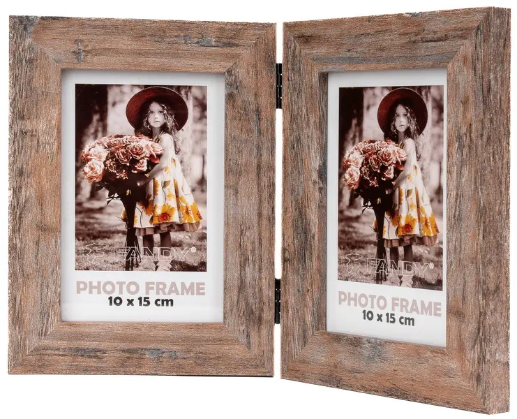 Fotorámeček Narvik 10x15/2 3 hnědý