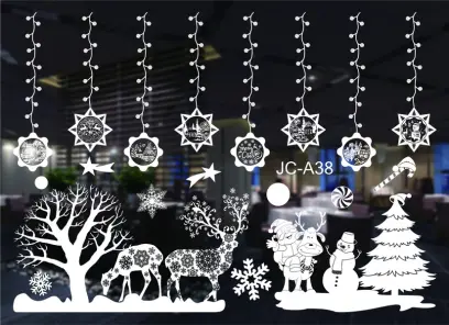 Samolepka na okna 35x50 cm 2 ks 08