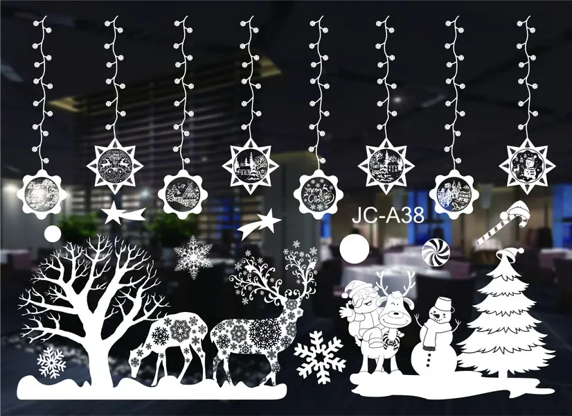 Samolepka na okna 35x50 cm 2 ks 08