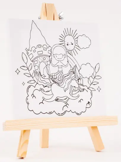 Plátno malířské s předlohou Artist 04