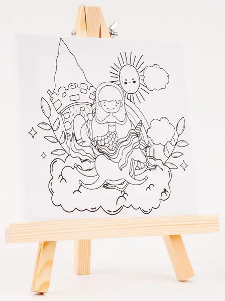 Plátno malířské s předlohou Artist 04