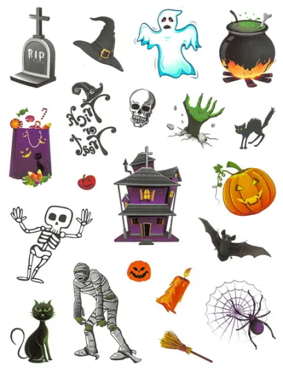 Tetování DPTT-002 Halloween DP