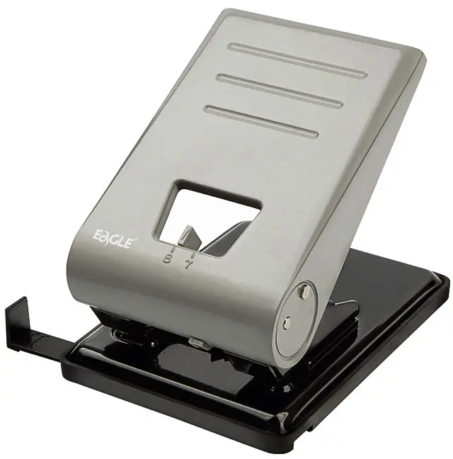 Děrovačka na 40 listů Eagle šedá