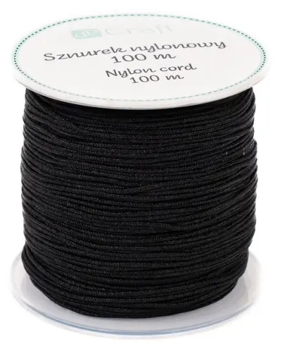 Šňůrka nylonová 0,8 mm 100 m černá DP