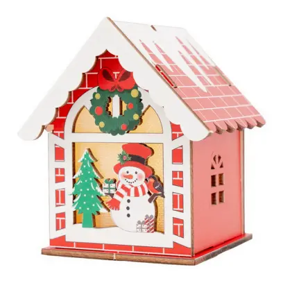 Ozdoba dřevěná Color Christmas 01