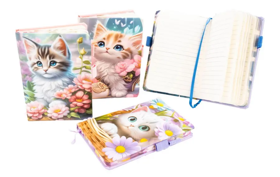 Zápisník C6 Cat mix