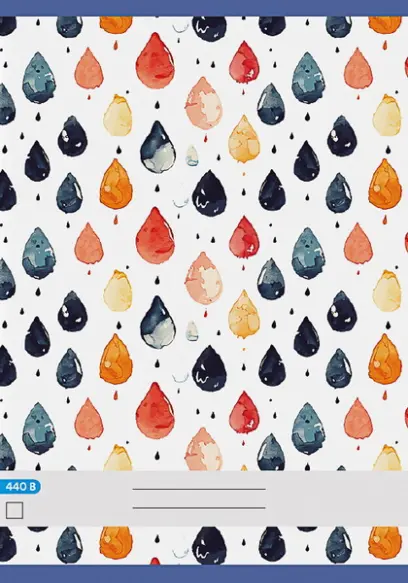 Sešit 440 bezdřevý, formát A4, 40 listů, čistý