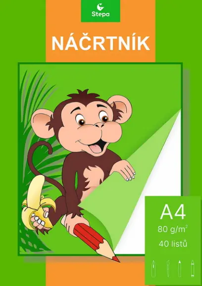 Náčrtník A4 NB 44 40 listů