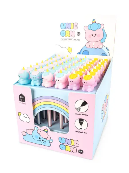 Pero gelové Silky 24 Unicorn mix