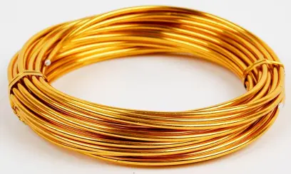 Drátek dekorační 5 m zlatý DP