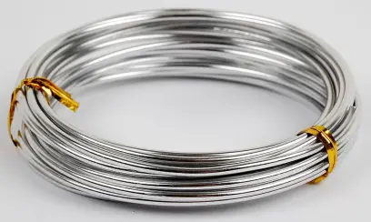 Drátek dekorační 5 m stříbrný DP