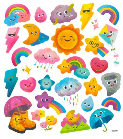 Samolepky papírové DPNK-139 počasí DP