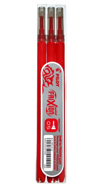 Náplň FriXion Point 0,5 mm červená 3 ks