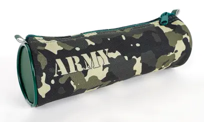 Penál rolka Army moro 1 zelený