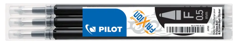 Náplň Frixion ball 0,5 mm černá 3 ks