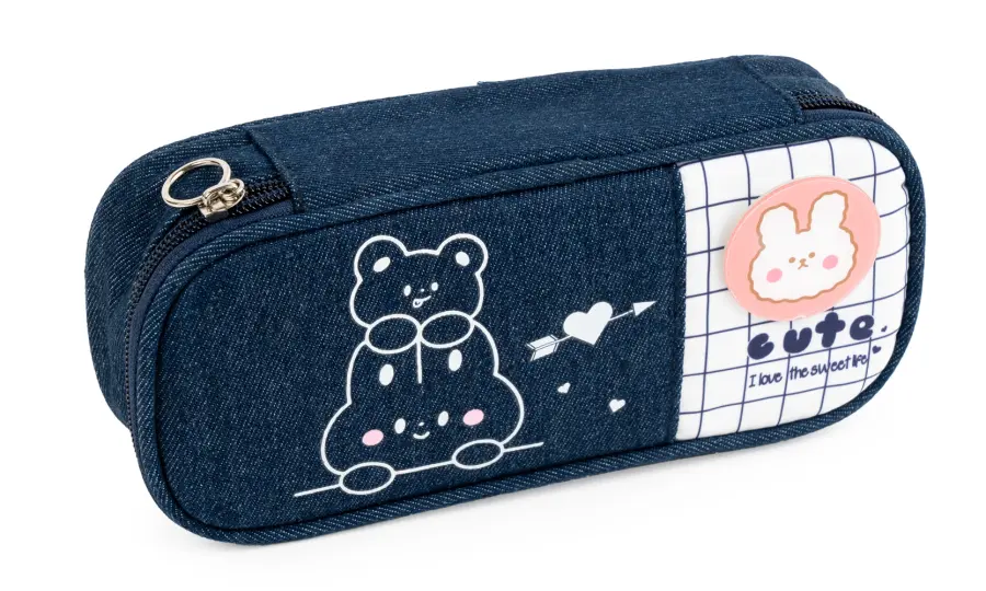 Penál etue Cute 2 tmavě modrý