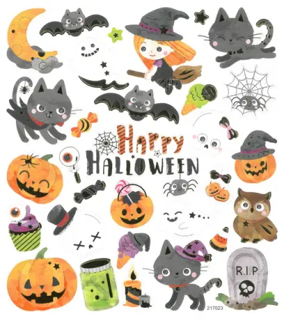 Samolepky papírové DPNK-146 halloween DP