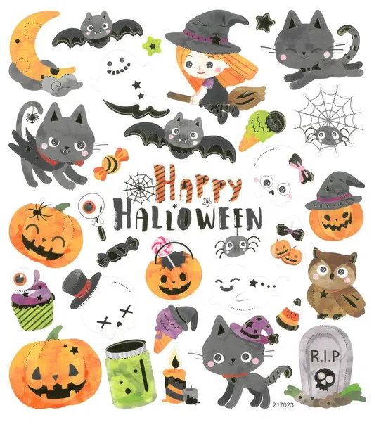 Samolepky papírové DPNK-146 halloween DP